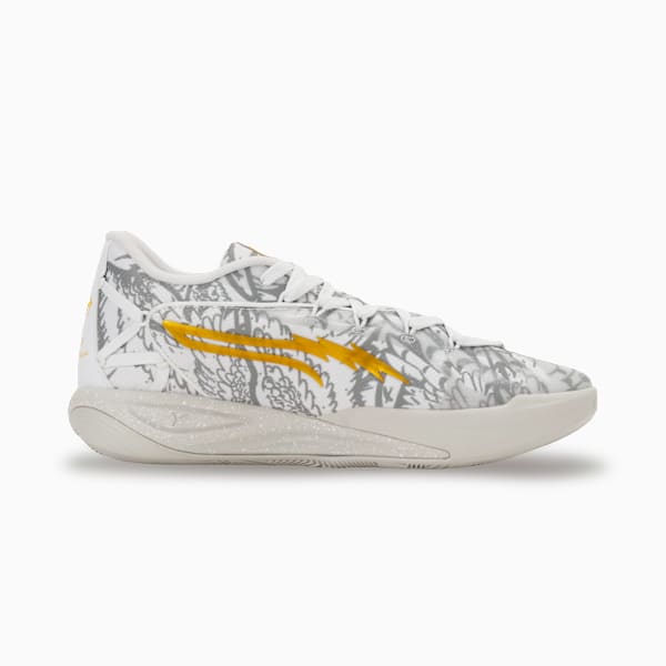 Stewie 4 Harry Potter Women's Basketball Shoes, PUMA White-Green Terrain, extralarge-IND