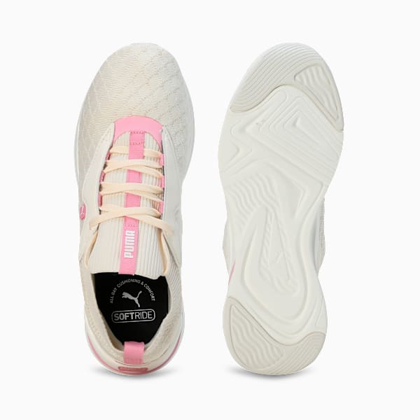 Softride Rift Premium Women's Running Shoes, Frosted Ivory-Pink Lilac-Warm White, extralarge-IND