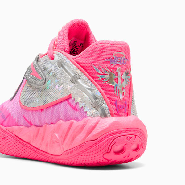 PUMA x LAMELO BALL MB.05 World Tour Little Kids' Basketball Shoes, Sun Struck-Pure Magenta, extralarge
