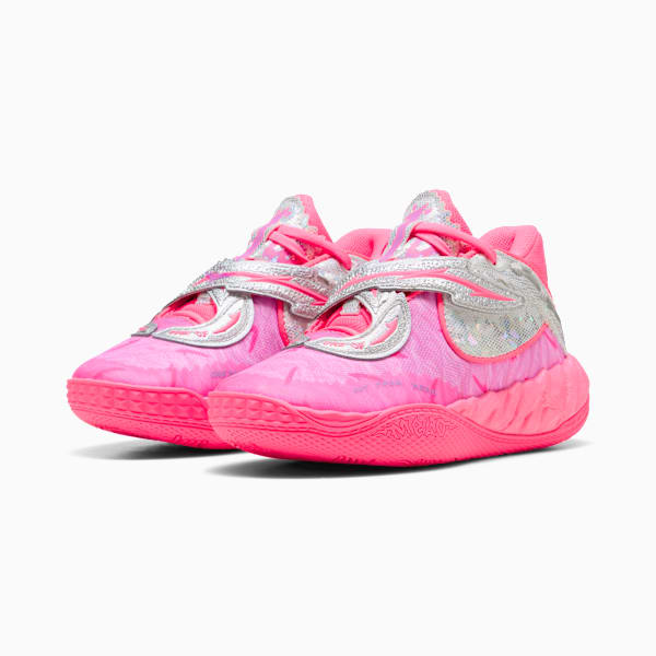 PUMA x LAMELO BALL MB.05 World Tour Little Kids' Basketball Shoes, Sun Struck-Pure Magenta, extralarge