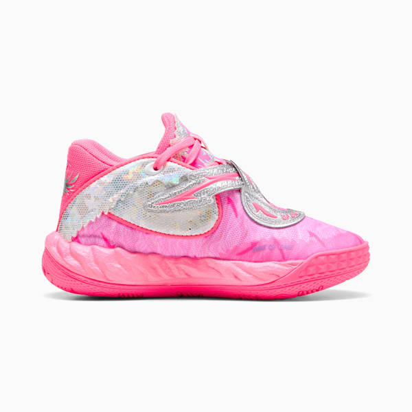 PUMA x LAMELO BALL MB.05 World Tour Little Kids' Basketball Shoes, Sun Struck-Pure Magenta, extralarge