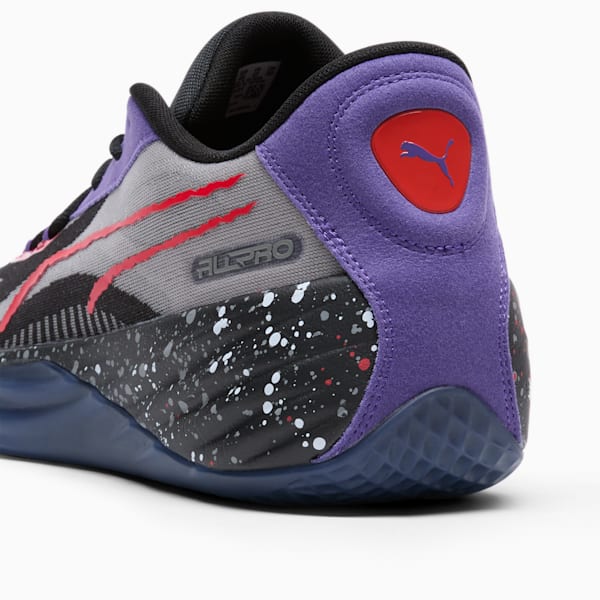 Tenis de básquetbol para hombre RJ Barrett All-Pro NITRO™, PUMA Black-Team Violet, extralarge