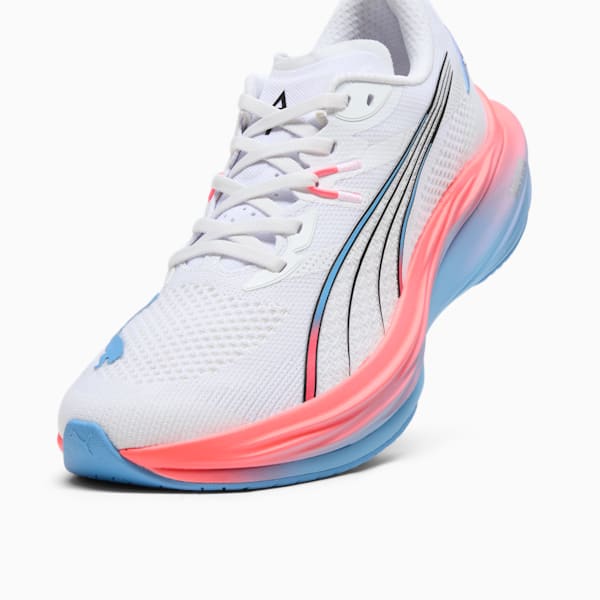 Puma Womens Deviate Nitro 3 at Running Sneakers Shoes White