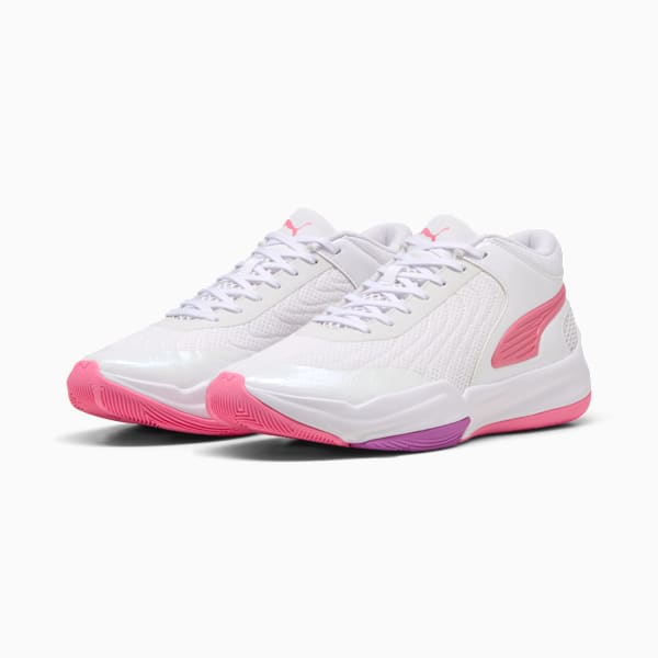 Court Pro 2 Metallic Basketball Shoes Unisex, Magic Rose-Pure Magenta-Iridescent, extralarge-GBR