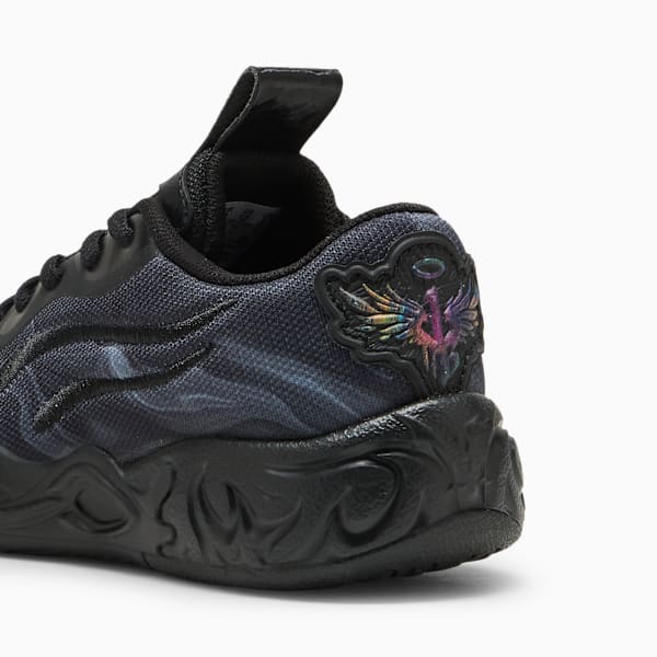 Chaussures de basketball MB.04 Lo Team Pack Enfant, PUMA Black-Dark Amethyst, extralarge