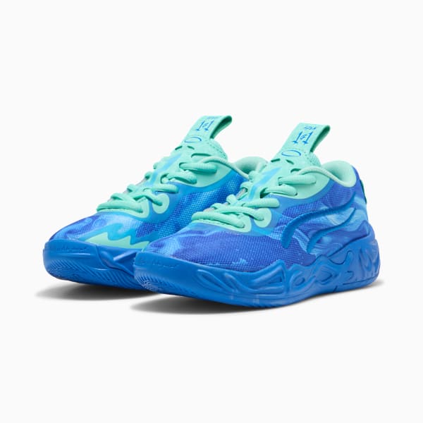 Tenis de basquetbol MB.04 Lo Team Pack para niños, Ultra Blue-Blue Glimmer-New Navy, extralarge