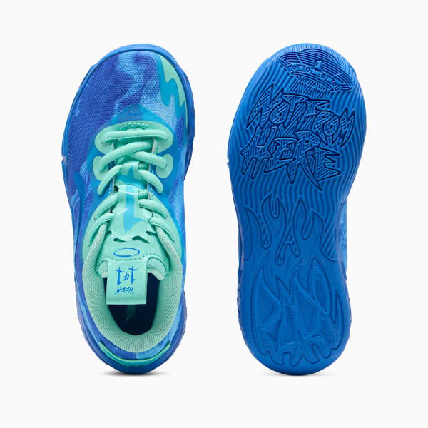 Tenis de basquetbol MB.04 Lo Team Pack para niños, Ultra Blue-Blue Glimmer-New Navy, extralarge