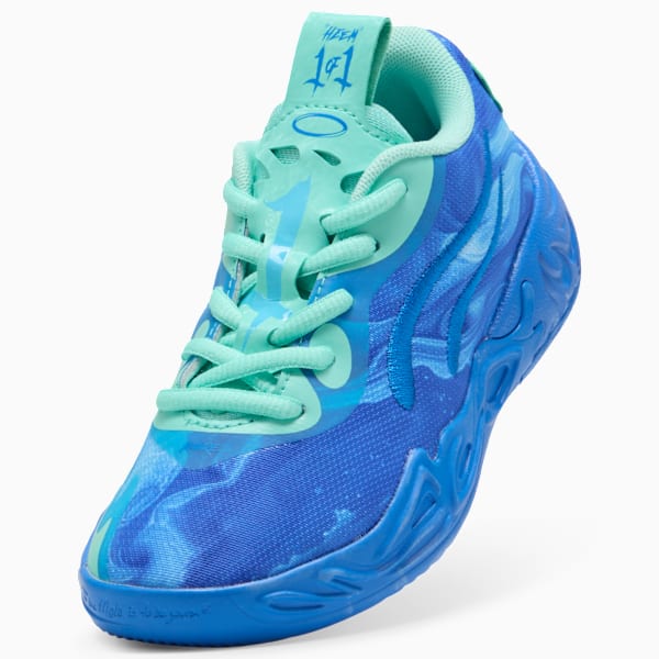 Tenis de basquetbol MB.04 Lo Team Pack para niños, Ultra Blue-Blue Glimmer-New Navy, extralarge