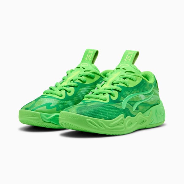 MB.04 Lo Team Pack Basketball Shoes Kids, Green Glare-Fizzy Light, extralarge