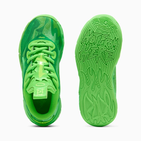 MB.04 Lo Team Pack Basketball Shoes Kids, Green Glare-Fizzy Light, extralarge