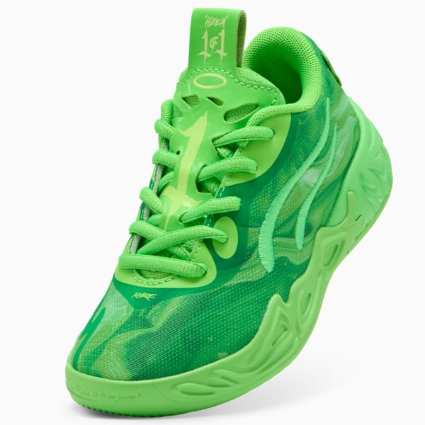 MB.04 Lo Team Pack Basketball Shoes Kids, Green Glare-Fizzy Light, extralarge