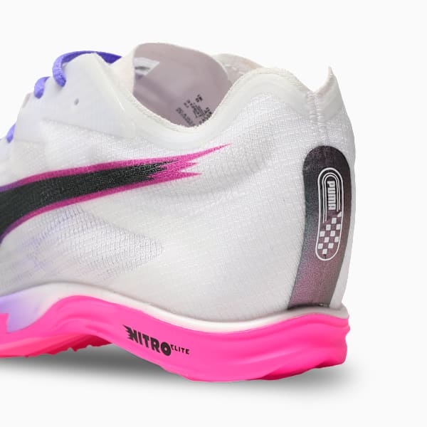 Mid Distance NITRO™ Elite 3 DIGITOKYO Running Shoes, PUMA White-PUMA Black-Fluro Pink Pes, extralarge-IND