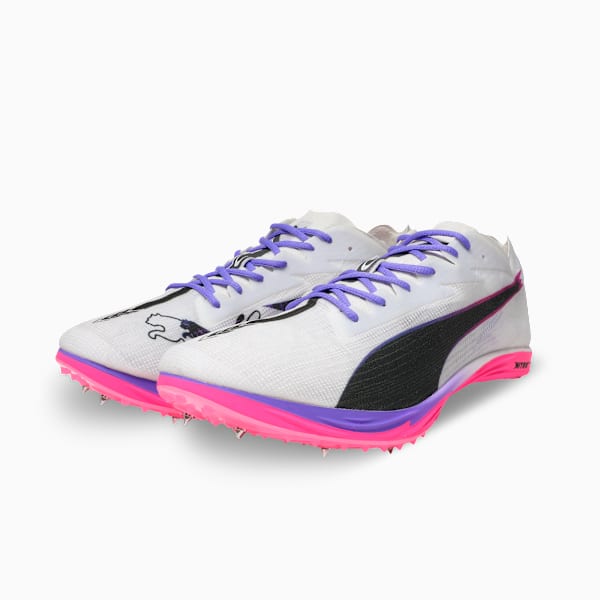 Mid Distance NITRO™ Elite 3 DIGITOKYO Running Shoes, PUMA White-PUMA Black-Fluro Pink Pes, extralarge-IND