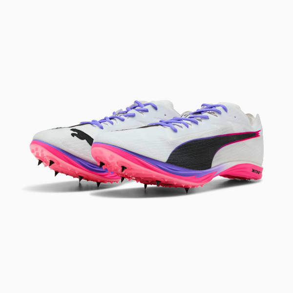 Mid Distance NITRO™ Elite 3 Unisex, PUMA White-PUMA Black-Fluro Pink Pes, extralarge