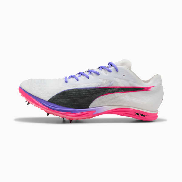 Mid Distance NITRO™ Elite 3 Unisex, PUMA White-PUMA Black-Fluro Pink Pes, extralarge