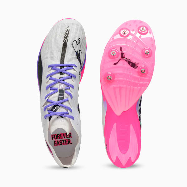 Mid Distance NITRO™ Elite 3 DIGITOKYO Running Shoes, PUMA White-PUMA Black-Fluro Pink Pes, extralarge-IND