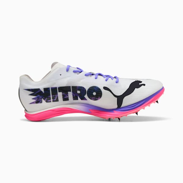Mid Distance NITRO™ Elite 3 Unisex, PUMA White-PUMA Black-Fluro Pink Pes, extralarge