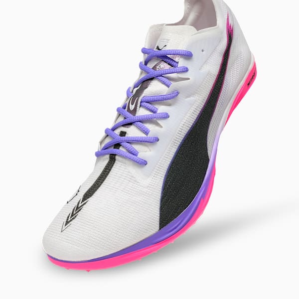Mid Distance NITRO™ Elite 3 DIGITOKYO Running Shoes, PUMA White-PUMA Black-Fluro Pink Pes, extralarge-IND
