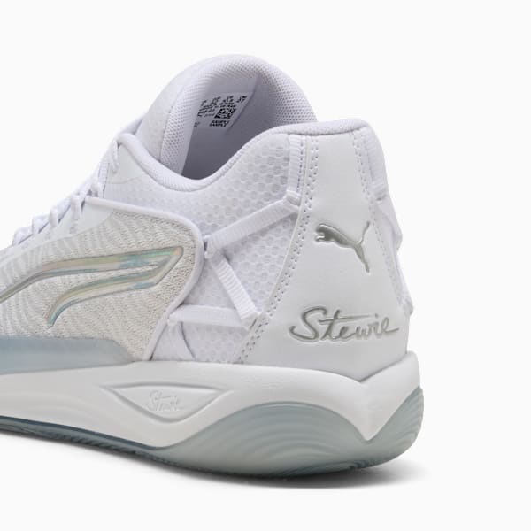 Stewie 4 Basketball Shoes Women, PUMA White, extralarge