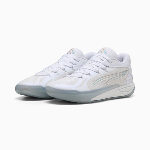 Stewie 4 Basketball Shoes Women, PUMA White, extralarge