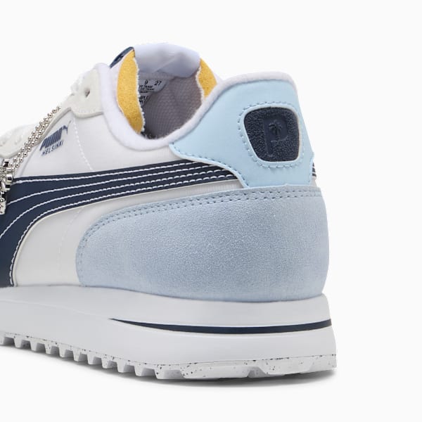 PUMA x PALM TREE CREW Helsinki Golf Shoes Unisex, PUMA White-Haute Tropic-Deep Navy, extralarge-GBR