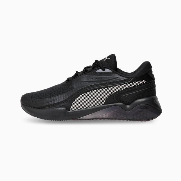 Cell Fraction ForceFusion Running Shoes, PUMA Black-Midnight Plum-Mauve Mist, extralarge-IND