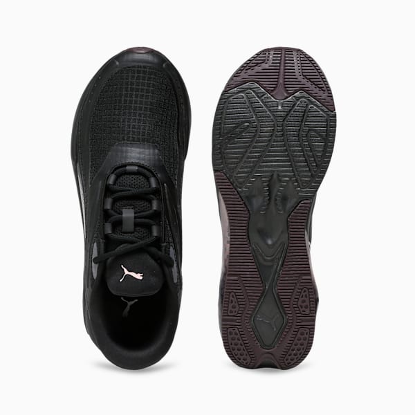 Cell Fraction ForceFusion Running Shoes, PUMA Black-Midnight Plum-Mauve Mist, extralarge-IND
