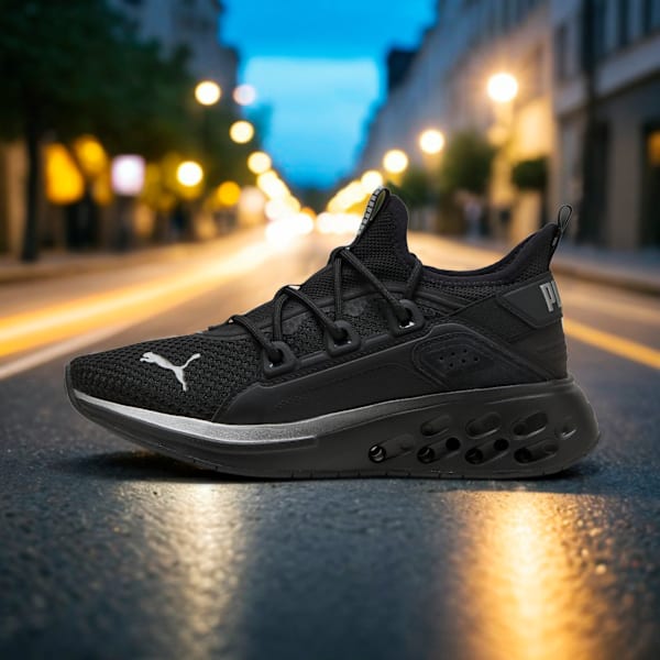 Softride Frequence Street Women's Running Shoes, PUMA Black-PUMA Silver, extralarge-IND