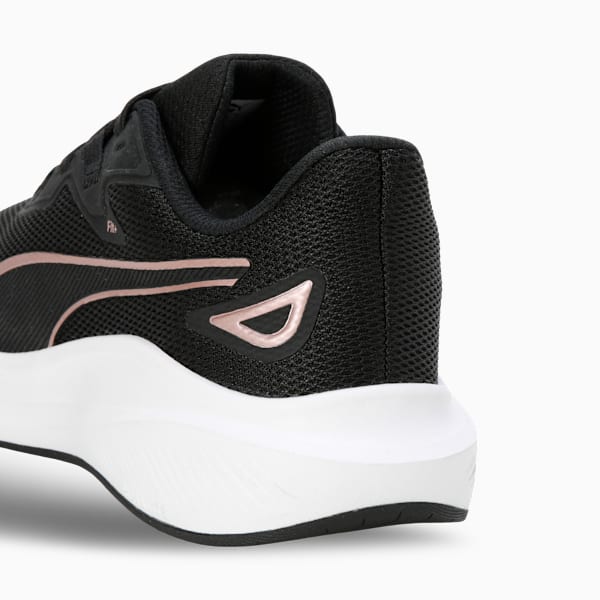 Skyrocket Lite Women's Running Shoes, PUMA Black-PUMA White-Rose Gold, extralarge-IND