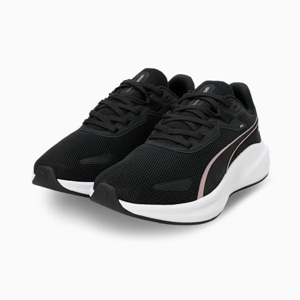 Skyrocket Lite Women's Running Shoes, PUMA Black-PUMA White-Rose Gold, extralarge-IND