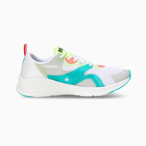 FUEGO Profoam Men’s Responsive Cushioned Running Shoes, Puma White-Nrgy Rose-Yellow Alert, extralarge-IND