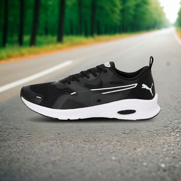FUEGO Profoam Men’s Responsive Cushioned Running Shoes, Puma Black-Puma White, extralarge-IND