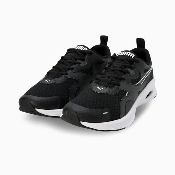 FUEGO Profoam Men’s Responsive Cushioned Running Shoes, Puma Black-Puma White, extralarge-IND