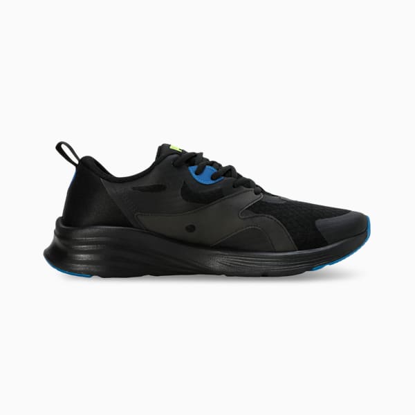 FUEGO Profoam Men’s Responsive Cushioned Running Shoes, Puma Black-Lava Blast-Yellow Alert, extralarge-IND
