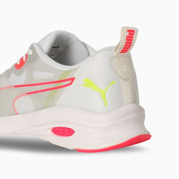 ProFoam Women's Running Shoes, Puma White-Pink Alert-Yellow Alert, extralarge-IND
