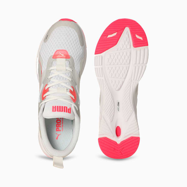 ProFoam Women's Running Shoes, Puma White-Pink Alert-Yellow Alert, extralarge-IND