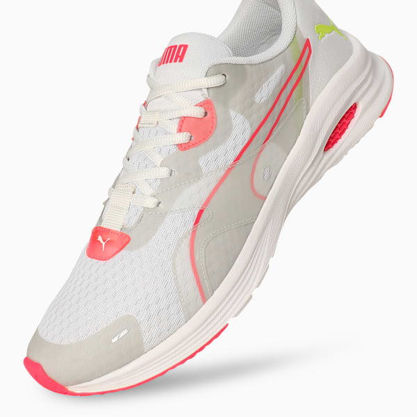 ProFoam Women's Running Shoes, Puma White-Pink Alert-Yellow Alert, extralarge-IND