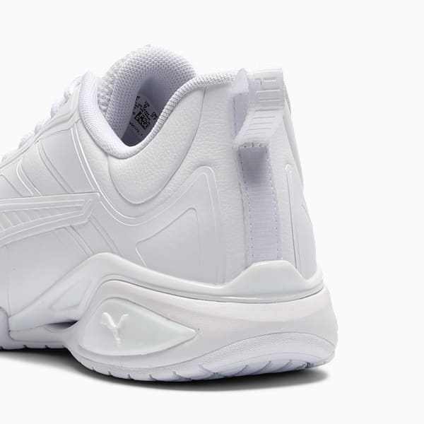 Neutron Running Shoes, PUMA White-Feather Gray, extralarge