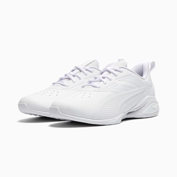 Neutron Running Shoes, PUMA White-Feather Gray, extralarge