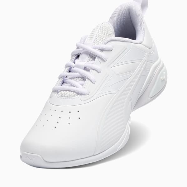 Neutron Running Shoes, PUMA White-Feather Gray, extralarge