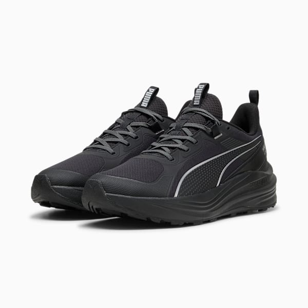 Flare Pro Trail Running Shoes Women, PUMA Black-PUMA Silver, extralarge