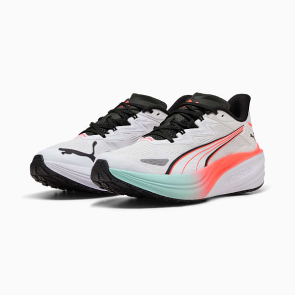 Darter Pro Tech Sneakers Women, PUMA White-Glowing Red-Mint Melt, extralarge