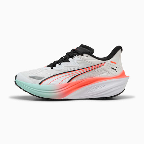 Darter Pro Tech Sneakers Women, PUMA White-Glowing Red-Mint Melt, extralarge