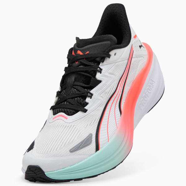 Darter Pro Tech Sneakers Women, PUMA White-Glowing Red-Mint Melt, extralarge