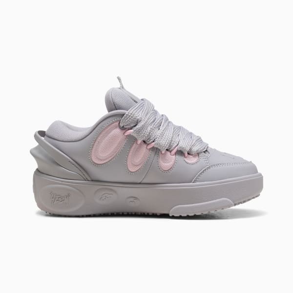 Tenis LaFrancé Wolf para adolescentes, Vibrant Silver-Pearl Pink, extralarge