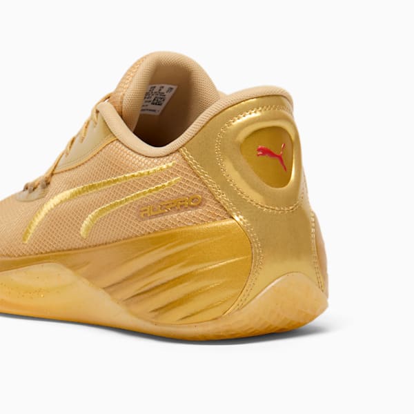 Tenis de básquetbol Gold Rush All-Pro NITRO™, PUMA Gold-For All Time Red, extralarge