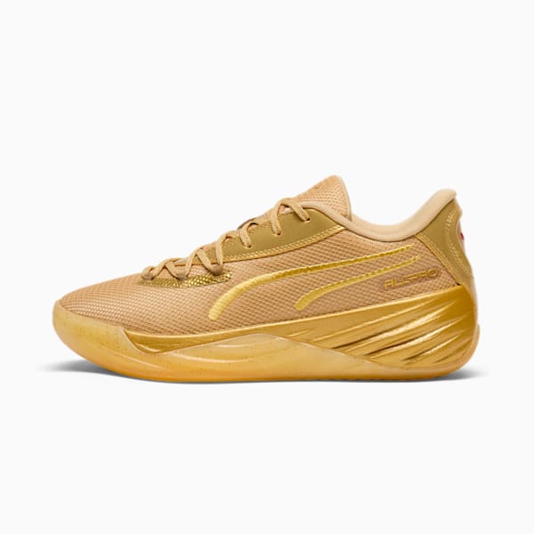 Tenis de básquetbol Gold Rush All-Pro NITRO™, PUMA Gold-For All Time Red, extralarge