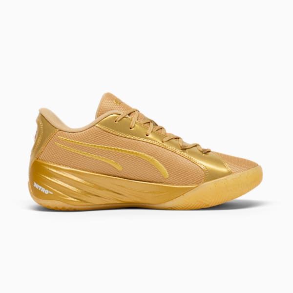 Tenis de básquetbol Gold Rush All-Pro NITRO™, PUMA Gold-For All Time Red, extralarge