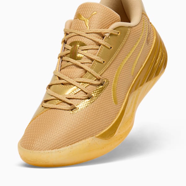 Tenis de básquetbol Gold Rush All-Pro NITRO™, PUMA Gold-For All Time Red, extralarge