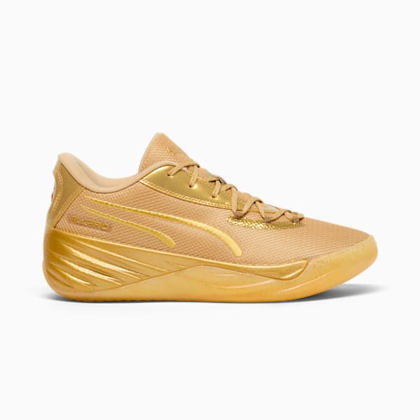 Tenis de básquetbol Gold Rush All-Pro NITRO™, PUMA Gold-For All Time Red, extralarge